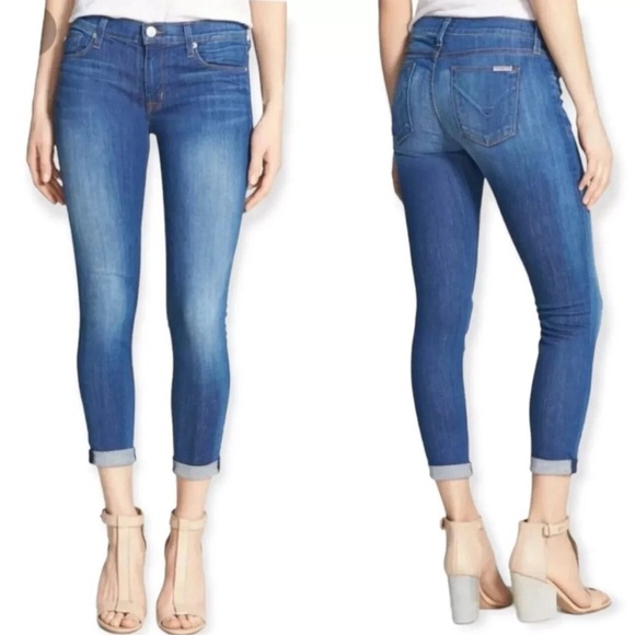 Hudson Jeans Denim - Hudson HARKIN CROP Super skinny cuff Jeans Size 27